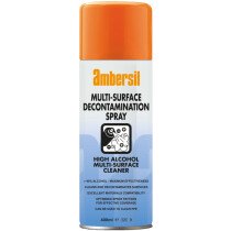 Ambersil (>90% Alcohol) Decontamination Spray for Multi-Surfaces 400ml 33339-AA  (Carton 12)