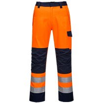 Portwest MV36 Modaflame RIS Flame Resistant Orange/Navy Trouser