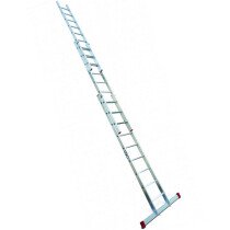 Lyte NBD325 5.2m 7 Rungs 3 Section Domestic Ladder EN131-2, Non Professional