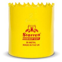 Starrett DCH0412 114mm (4.1/2") Bi-Metal Deep Cut Holesaw