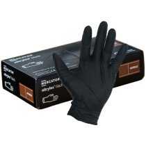 Nitrylex Black Disposable Powder Free Nitrile Gloves (Box 100)