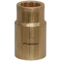 Sealey NS045 Socket 12mm 1/2" Drive WallDrive® Non-Sparking Beryllium Copper