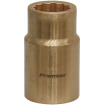 Sealey NS047 Socket 14mm 1/2" Drive WallDrive® Non-Sparking Beryllium Copper