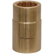 Sealey NS049 Socket 16mm 1/2" Drive WallDrive® Non-Sparking Beryllium Copper