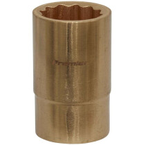Sealey NS051 Socket 18mm 1/2" Drive WallDrive® Non-Sparking Beryllium Copper