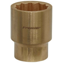 Sealey NS057 Socket 24mm 1/2" Drive WallDrive® Non-Sparking Beryllium Copper