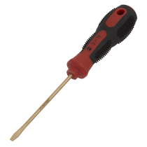 Sealey NS092 Screwdriver Slotted 3 x 75mm - Non-Sparking