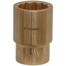 Sealey NS054 Socket 21mm 1/2" Drive WallDrive® Non-Sparking Beryllium Copper