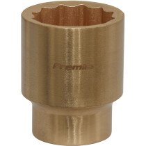 Sealey NS060 Socket 28mm 1/2" Drive WallDrive® Non-Sparking Beryllium Copper