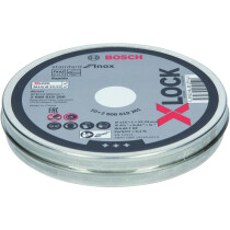 Bosch PRO 2608619266 X-Lock Standard For Inox Straight Cutting Discs Wa 60 T Bf, 10 X 115 X 1 X 22.23mm (Pack Of 10)