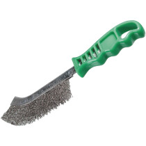 Osborn 0008-462-391 Wire Brush (Stainless Steel) Green Handled