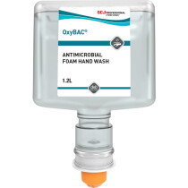 Deb OXY12LTF OxyBAC® Foam Wash Refill Cartridge Carton of 3 x 1.2L