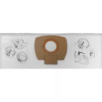 Makita P-72899 Filter Bag for VC2012/VC2511/VC2512/VC3011, pack of 5