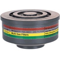 Portwest P920 - ABEK1 Gas Filter Special Thread Connection - Respiratory Protection - Pack of 4