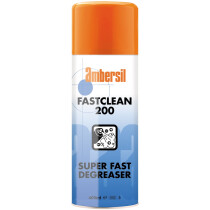 Ambersil 31890-AA Fast Clean 200 Super Fast Degreaser 400ml x Twelve (Carton of 12)