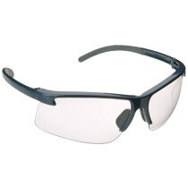 JSP ASA090-120-400 PA800 Clear Lens, Grey Frame Safety Spectacles Glasses 