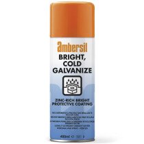 Ambersil 30292-AA Bright Cold Galvanising Spray Cosmetic Finish 400ml (Carton 12)