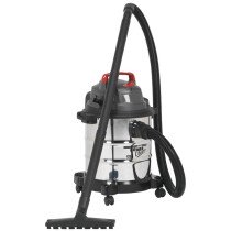 Sealey PC195SD 20ltr Wet & Dry Vacuum Cleaner 1250W 230v Stainless Drum