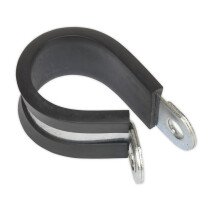 Sealey PCJ25 P-Clip Rubber Lined ø25mm Pack of 25