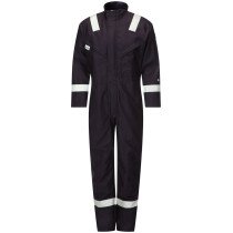 Pionér FRASARCCOV Workwear Flame Retardant Anti-Static Arc Protection Coverall - Navy Blue - 50"
