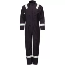 Pionér FRASARCCOV Workwear Flame Retardant Anti-Static Arc Protection Coverall - Navy Blue - 50"