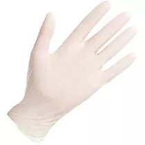 Lawson-HIS GLL460 Clear Latex Powdered Disposable Glove Large (Pack of 100)