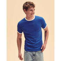 Fruit Of The Loom 61168 Men's Valueweight Ringer T-Shirt