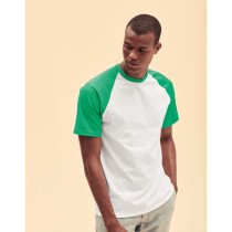 Fruit Of The Loom 61026 Men's Valueweight Short Sleeve Baseball T-Shirt