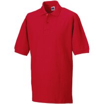 Russell 569M Men's Classic Cotton Polo Red Large 40"-42" Chest (Clearance Size)