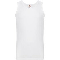 Fruit Of The Loom 61098 Mens Valueweight Athletic Vest - EXTRALARGE - WHITE - Clearance item!
