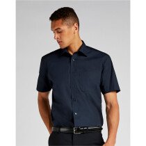 Kustom Kit KK102 Classic Fit Short Sleeve Business Shirt - Black - Size 18½" - Clearance item!
