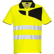 Portwest PW212 Hi-Vis Polo Shirt Short Sleeve