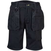 Portwest PW345 PW3 Holster Work Shorts-42" WAIST -Black (BK)