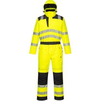 Portwest PW352 PW3 Hi-Vis Winter Coverall - Yellow/Black