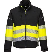 Portwest PW375 PW3 Hi-Vis Class 1 Softshell Jacket (3 Layer)