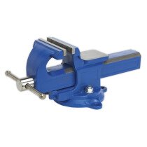 Sealey QAVE125 Vice 125mm Quick Action Swivel Base SG Iron
