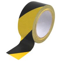 Lawson-HIS TWA102 Hazard Adhesive Tape Yellow / Black 48mm x 33m (2" x 108ft)