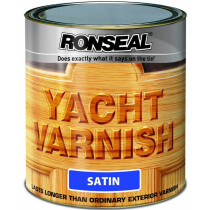 Ronseal 34909 Exterior Yacht Varnish Satin 2.5 Litres RSLYVS25L