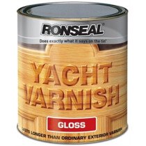 Ronseal 07166 Exterior Yacht Varnish 1 Litre Gloss RSLYVG1L
