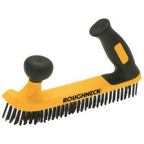 Roughneck 52-052 Two Handed Wire Brush with Soft-Grip