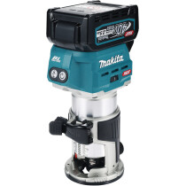 Makita RT001GD202 40v 40Vmax XGT Trimmer with Trimmer, Tilt, Plunge and offset Bases , 2 x 2.5Ah Batteries and Charger in Makpac Case
