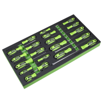 Sealey S01276 Siegen Screwdriver Set with Tool Tray 20pc