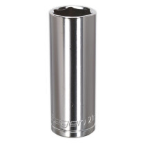 Sealey S0676 WallDrive Socket 21mm Deep 1/2"Sq Drive