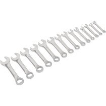 Sealey S01232 Combination Spanner Set 14 Piece Stubby
