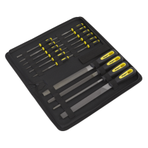 Sealey S05781 File Set 16pc Engineer's & Needle