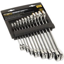 Sealey S0634 Combination Ratchet Spanner Set 12 Piece Metric