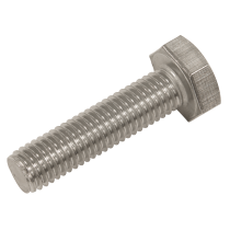 Sealey S1040 Stainless Steel Hex Head Set Screw DIN 933 - M10 X 40 A2 - Pack of 25