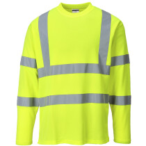 Portwest S278 Hi-Vis Long Sleeved T-shirt High Visibility