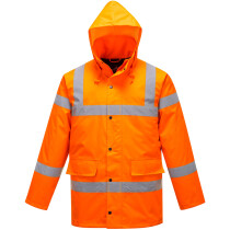 Portwest S460 Hi-Vis Traffic Jacket High Visibility - Orange