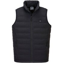 Portwest S549 Ultrasonic Heated Tunnel Gilet - Black